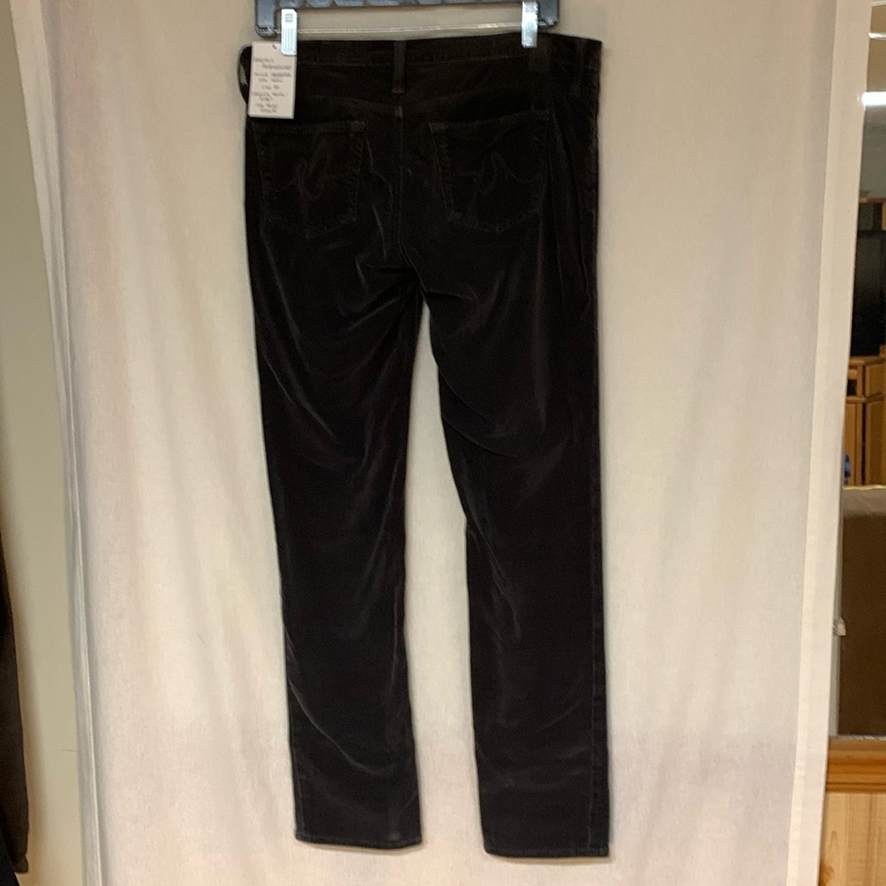Adriano Goldschmied Velour Cigarette Leg Jean USA Size29 Original Price$188.00*